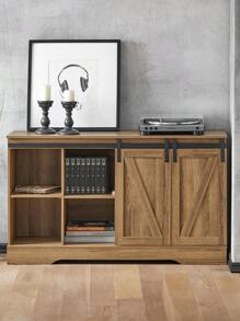 SoBuy FSB60-BR Sideboard mit Schiebetüren Kommode Schrank Küchenschrank Flurschrank Beistellschrank Lowboard TV-Schrank BHT ca.: 120x70x40cm Schrank Schränke Schrankmöbel Für Den Eingangsbereich Schuhkommode Schuhschrank Sideboard Sideboard Wohnzimmer Tv Schrank Wohnzimmer Möbel Wohnzimmer-Schrankmöbel Wohnzimmer-Stauraummöbel Beistellmöbel Buffet-Kommode Flurmöbel Komodenschrank Küchenmöbel Küchenschrank Schmal Niedriges Stauraummöbel Eingangsbereich Braun MDF (E1) 120x40x70 cm - Braun - Übersicht 1