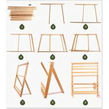 kangten Weaving Loom Three Gears Adjustable DIY Hand Weaving Loom Kit Frame Loom,Gift - Wood - View 10