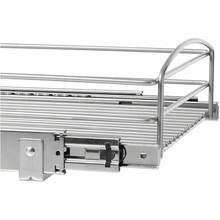 RS-MUB-14-FN 5 In. H X 15 In. W X 20 In. D Multi-Use Basket Silver Pull Out Cabinet Organizer, Frosted Nickel