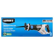 HART 20-Volt Reciprocating Saw (Battery Not Included) - Black and White - View 2