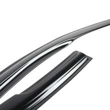 4PC Set Window Visors For 2011-2016 Hyundais' Elantra Sedan Window Rain Guards Smoked Aero JDM Wind Deflectors Stick On By 4PCS, 2012 2013 2014 2015, Perfect As A Valentine Gift For Drivers - Smoke/Tinted - View 5