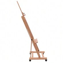 HaroldDol Große Studio H-Frame Staffelei - Buche Holz Künstler einstellbar beweglichen Kippen Staffelei, Boden Malerei Staffelei Stand - 1 - Übersicht 5