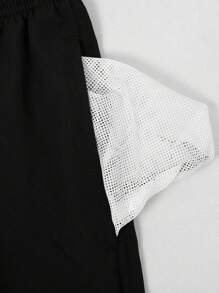 MADHERO Men's Solid Color Drawstring Waist Swim Trunks