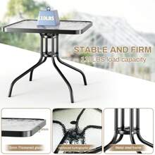 Outdoor Table & Chair Sets - White - View 4
