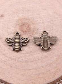 25pcs/Bag 11x14mm Cute Bee Charms For DIY Earring, Necklace, Bracelet, Keychain Making DIY Jewelry Making