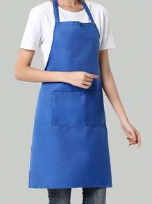 1/2/3pcs Oil-Proof With Pockets Kitchen Apron,Simple Style Apron With Pockets, Thickened Waist Apron, Fashion Housework Kitchen Household Workwear, Kitchen Supplies - Dirt-Resistant Waist Apron And Waist-Length For Cooking And Catering Men And Women Kitchen Supplies Fashionable Kitchen Workwear - Multicolor - View 7