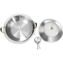 SENDERPICK 3 Liter Food Warmer Chafing Dish Warming Container For Household Cafeterias Hotel Restaurants School Canteens Banquets Buffets Breakfast Areas In Hotels Brunch Catering Parties Gold - 彩色 - 查看 7