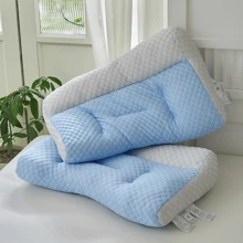 NetHong Cervical Memory Foam-Pillow For Neck Shoulder Pain ReliefErgonomic Orthopedic UK - Blue - View 5