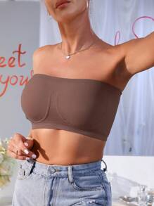 Effen kleur buis bh zonder beugel