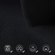 Farfallarossa Men's And Women's 12/9/6 Pairs Of Short Socks, Cotton Socks, Absorbent And Odor-Resistant, Invisible Socks, Soft And Breathable, Low-Cut Fitness Sports Socks. - Black - View 6