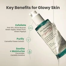AXIS-Y PHA Resurfacing Glow Peel - 10% PHA Fruit Extract Mild Peeling Gel Exfoliator Pore Minimizer For Face - Vegan Korean Skin Care Glass Skin Face Peel - 50ml / 1.69 Fl. Oz. - Trong sáng - Xem 4