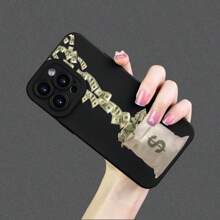 Phone Case With Creative Design And Shockproof And Scratch-Resistant Protection, Suitable For IPhone 16 15 14 13 12 11 Pro Max - Black - View 4