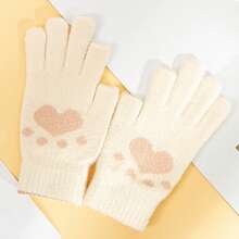 Women Full Finger Gloves - 白色 - 查看 4