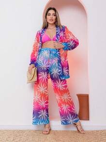 Women Two-piece Outfits - 橘色 - 查看 3