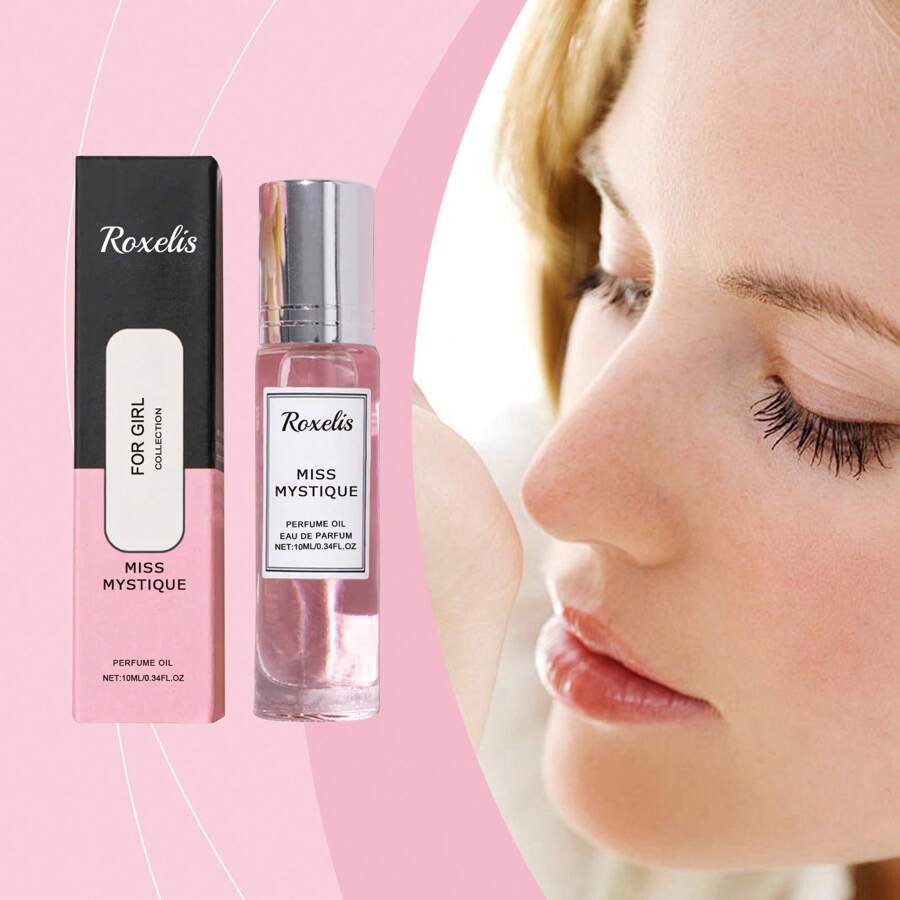 Roxelis Charming Peony Roll-On Perfume, Elegant Fragrance Long-Lasting Floral Scent Rolls On Skin