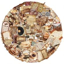 50 Adesivos Retrô de Vinil para Scrapbooking, Diário, Laptop, Para-choque, Skate, Garrafa de Água, Computador, Celular, Desenhos Animados, Capacete, Adesivos e Decalques para Carro, Materiais para Scrapbooking, Adesivos Divertidos, Adesivos para Laptop, Kindle e Celular - Multicolorido - Ver 1