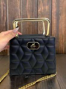 Women's Crossbody Bag Small Paris Luxury Party Wedding Prom Nightclub Chain Strap - màu đen - Xem 2