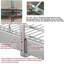 Pull Out Cabinet Organizer, (20" W X 21" D) Heavy-Duty Metal Sliding Drawer Shelf, Bathroom Under Sink Kitchen Cabinets Organizer And Storage Slide Out Shelves, Chrome, 1 Tier, 2 Pack