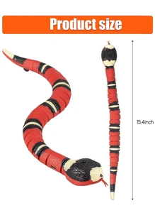 猫玩具电子智能感应蛇玩具宠物猫狗互动玩具带感应避障功能USB蛇玩具让猫咪忙碌儿童玩玩具 - 彩色 - 查看 7