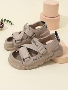 Children Fashion Casual Non-Slip Wear-Resistant Soft Sole Lightweight Breathable Boys Sports Sandals - Khaki - View 1