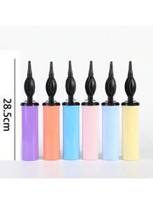 1pcs Manual Air Pump Inflate Metallic Latex Balloons Party - Color Mixing - View 6