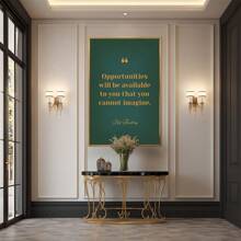 Opportunities Will Be Available You Cannot Imagine Large Wooden Framed Wall Art Home Decor Canvas Painting- For Bedroom, Bathroom, Living Room, Office, Kitchen, Holiday Gift- 1pc - Multicolor - View 5