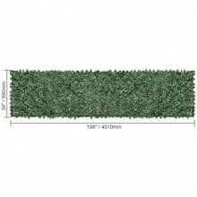 Ivy Privacy Fence, 39x98/158/198inch  59x98/118/158inch & 96x72inch  Artificial Green Wall Screen, Greenery Ivy Fence With Strengthened Joint, Faux Hedges Vine Leaf Decoration For Outdoor Garden, Yard, Balcony, Patio Decor - 39 x 158inch - 查看 10