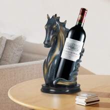 InSyoForeverEC Estantería para vino - Azul+Oro - Ver 8