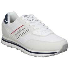 Lois Zapatillas Lois para Hombre – Deportiva Baja en Color Blanco con Detalles en Azul Marino – Sneakers con Cordones – Estilo Casual – Versátiles – Combinables y Cómodas – Modelo 64244