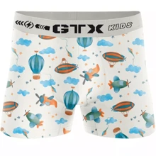 Kit With 5 Microfiber Children's Boxer Briefs