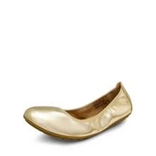 Women Round Toe Flats Casual Soft Bottom Foldable Ballet Flats  Comfortable Slip On Travel Vacation Office Wedding Shoes - Vàng - Xem 4