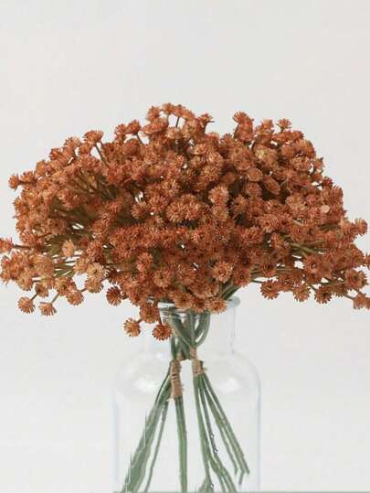 12Pcs Artificial Gypsophila Flowers, 8.67" Small Artificial Gypsophila Flowers With Stems, Realistic Artificial Flowers, Silk Flowers, For Autumn Home Decoration, Thanksgiving, Harvest Festival Table Decoration, Bridal Bouquets, Wedding Centerpieces, Flower Arrangements, Outdoor Gardens, Birthdays, Bridal Gift Decorations
