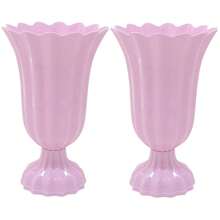 Kit 2 Popi Vases For Party Decoration 18.5cm Height - 糖果粉紅 - 查看 1