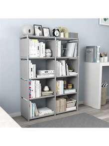 Librero Y Mueble Organizador Estante Para Libros 8 Cubos ClearTop - Gris - Ver 1