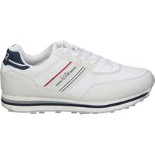 Lois Zapatillas Lois para Hombre – Deportiva Baja en Color Blanco con Detalles en Azul Marino – Sneakers con Cordones – Estilo Casual – Versátiles – Combinables y Cómodas – Modelo 64244