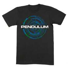 Pendulum | Official Band T-Shirt | Colour Logo - 48-Hour Fast Shipping!  - Black - View 1