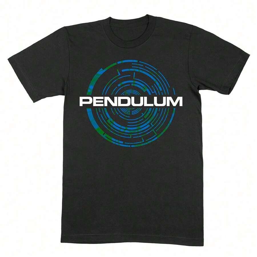 Pendulum | Official Band T-Shirt | Colour Logo - 48-Hour Fast Shipping!  - Black - View 1