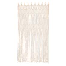 YUNRUX 2x Boho Macrame Wall Hanging Tapestry Door Window Curtain Wedding 85cm X200cm - Beige - View 4