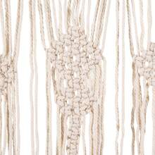 YUNRUX 2x Boho Macrame Wall Hanging Tapestry Door Window Curtain Wedding 85cm X200cm - Beige - View 8