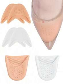 1 Pair Silicone Breathable Anti-Friction Foot Pads - Multicolor - View 1