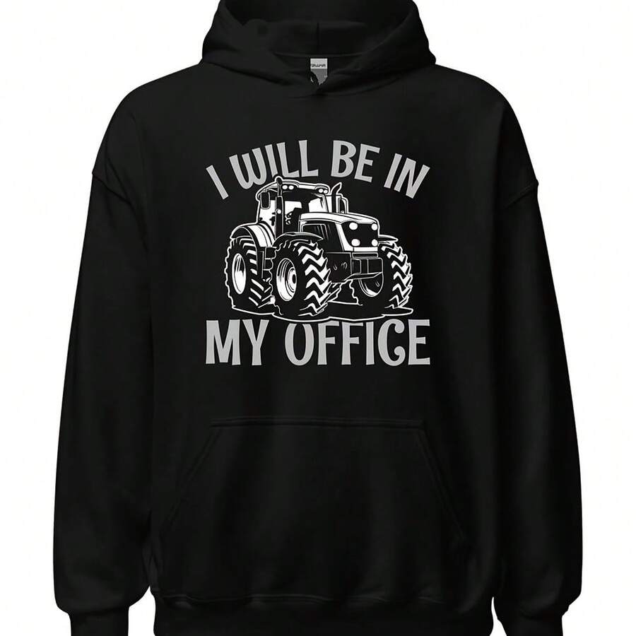 Farmer Hoodie Funny Farmer Gift Father's Day Gift Farm Sweatshirt Farming Pullover Agriculture Apparel Farm Lover Birthday Gifts - Black - View 1