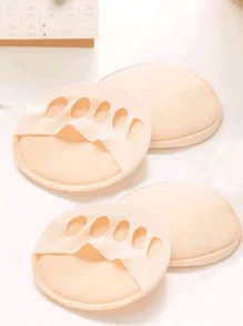 Cuscinetti per il avampiede, calzini invisibili mezzo taglio, solette antiscivolo e antiattrito per tacchi alti, imbottiture in schiuma morbida, protezione per i piedi, calzini da sandali, adatte per scarpe troppo grandi, attrito sui piedi, scivolamento frequente dei piedi, articolo essenziale per casa, viaggi e uscite