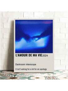 1pc Unframed, Fashion Singer Posters, Vintage Music Murals, Home And Office Decorations, Living Room, Bedroom And Home Office Decorations, Art Murals, Perfect Gifts For Music Enthusiasts - Multicolor - View 1