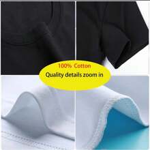 Camiseta de algodón de apoyo a la conciencia sobre el para mamá y papá de un hijo autista - Negro - Ver 3