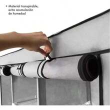 Organizador De Almacenamiento De Armario, 8 Compartimiento. Estante De Aleación De Gran Cantidad Para Apartamento Y Dormitorio. - Rojo - Ver 5