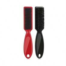 1 pieza Cepillo para barba de hombre, cepillo retro de barbero para grasa, limpiador de cabello deshilachado, herramienta de limpieza del cabello, accesorios de barbero, accesorios para hombres, accesorios para la cabeza para hombres - Multicolor - Ver 8