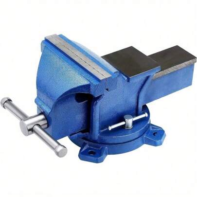 Table Vice 6 Inch Bench Vice For Workbench Heavy Duty Table Vice Bench Vise With 360 Degrees Swiveling Base Cast Iron Workshop Vise For Workshop Facto