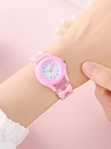 New Colorful Scale Bow Cartoon Children Student Watch
