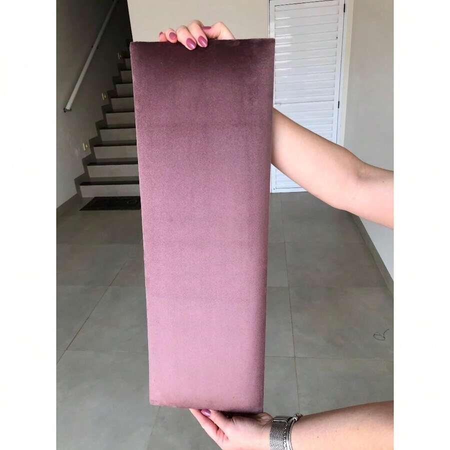 Headboard For Single Box Bed 60x20 Modular Kit 5 Upholstered Pieces - Purple - View 1