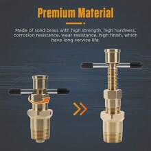 Plumbers Olive Puller Removal Gas Pipe Plumbing Remover Tool 15-22mm - Yellow - View 1